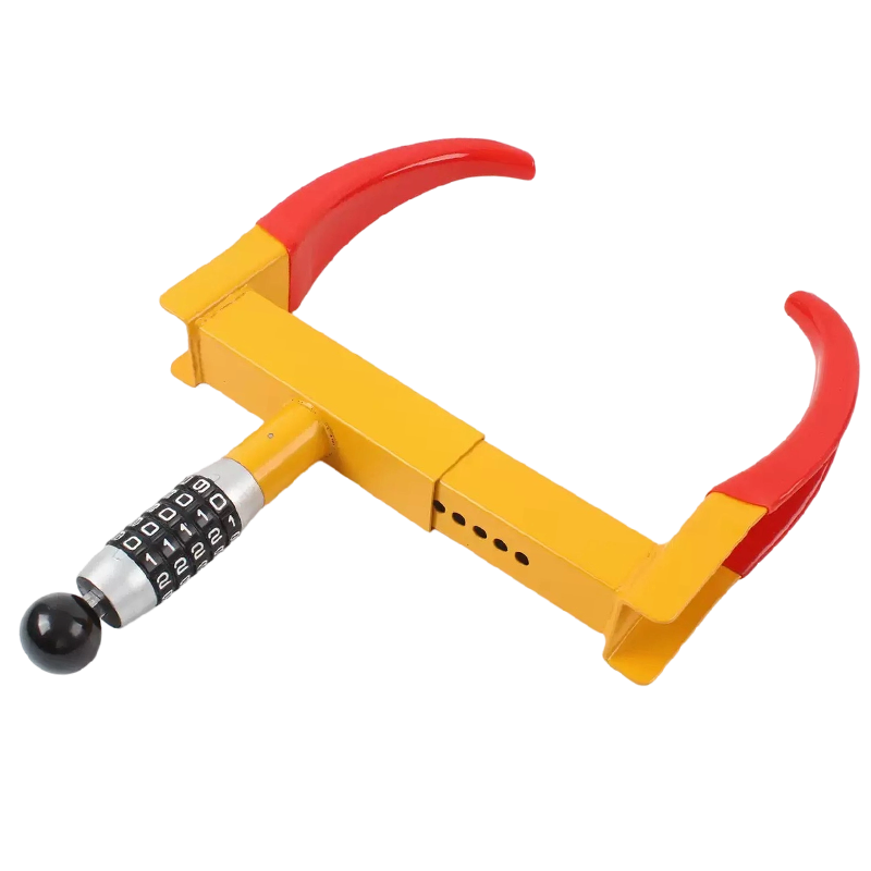 Keyless Combination Code Wheel Clamp